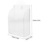 Transparent Acrylic Ice Scoop Holder (2 Pieces)