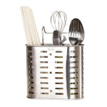 Qumonin Stainless Steel Utensil Rack with Hooks
