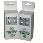 100 Phenol Red tablets and 100 DPD No.1 tablets swimming pool and hot tub water test kit