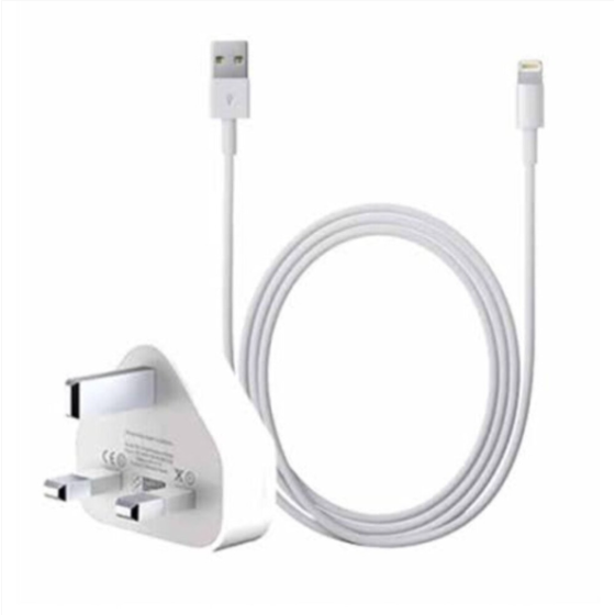 Official Apple 5W Mains Charger A1399 with Lightning Cable MD818 for iPhone, iPad, and iPod