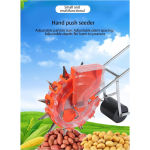 Vegetable Seeder Planter Portable Hand Push Garden Seeder, Precision Sowing For Corn, Soybean, Peanut, Wheat, 7-Hole