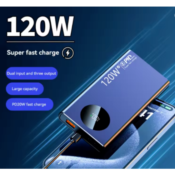 Xiaomi 120W 500000mAh 大容量モバイルバッテリー 急速充電パワーバンク