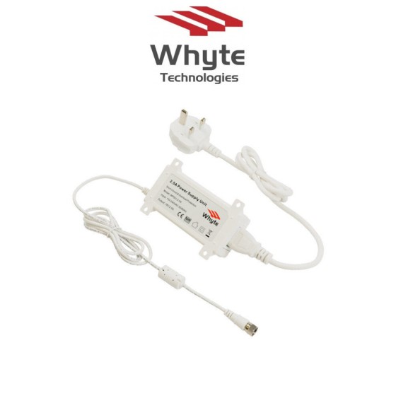 Whyte WPSU-2.5A 18V DC Power Supply Unit for Medium-Large IRS Systems - Heavy-Duty Continuous-Use