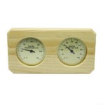 Sauna thermometer and hygrometer 2-in-1 indoor/outdoor thermostat, suitable for traditional saunas and barrel saunas.