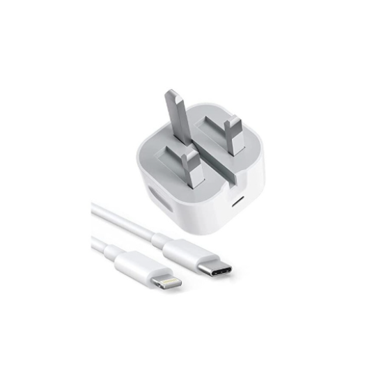 iPhone USB C Fast Charger, [Apple MFi Certified] 20W PD Type C Power Block Wall Charger Plug Adapter with USB-C to Lightning Cable