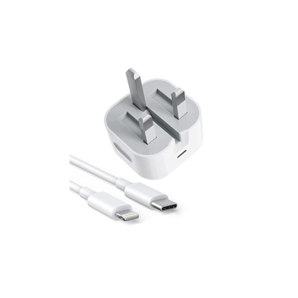 iPhone USB C Fast Charger, [Apple MFi Certified] 20W PD Type C Power Block Wall Charger Plug Adapter with USB-C to Lightning Cable