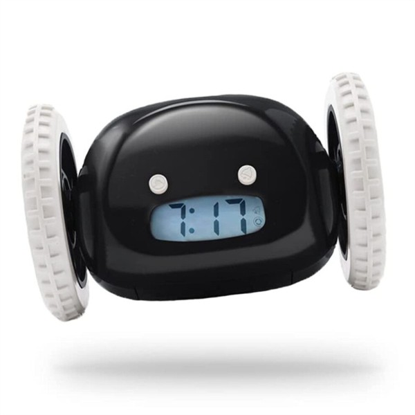 CLOCKY Rolling Alarm Clock (Original) – Extra Loud, Designed for Heavy Sleepers, Rolling Out-of-Control Robot Alarm Clock That Jumps to Wake You Up