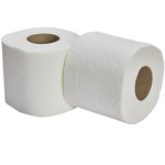 45 rolls of plastic-free, environmentally friendly three-ply toilet paper