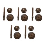 Retro Support Chapeau en Bois Porte Perruque Presentoir Booth