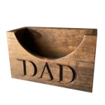 Wooden baseball cap box, Father's Day cap box, wooden hat storage box, hat display cabinet, living room decoration, wood color