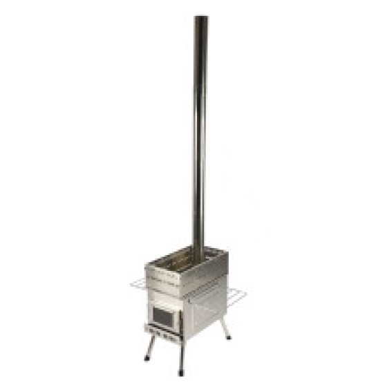 Portable Firewood Sauna Stove, Suitable for Camping, Stainless Steel Material, Foldable