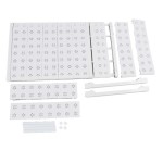 Expandable wardrobe shelves, easy to install