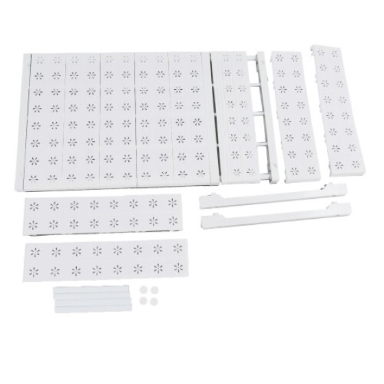 Expandable wardrobe shelves, easy to install