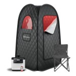 VEVOR Portable Far Infrared Sauna Blanket, Home Oxford Cloth Sauna Bag, with Sleeve Holes and Carbon Fiber Heating, 1-6 Adjustable Temperature Settings, 95-176°F (Approx. 35-80°C)