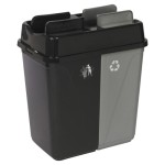 (100L Black/Grey) 40L/60L/100L Double Compartment Kitchen Trash Can Base Connector