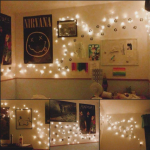 [Remote & Timer] 40 LED Outdoor Fairy Lights - 8 Modes Battery Operated String Lights (120 Hours of Lighting, IP65 Waterproof, Warm White)