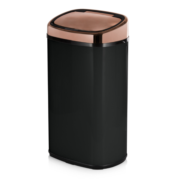 Tower 58L Square Sensor Trash Bin Rose