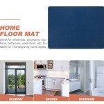 4 Pieces Absorbent Non-Slip Mats for Entrance and Bathroom