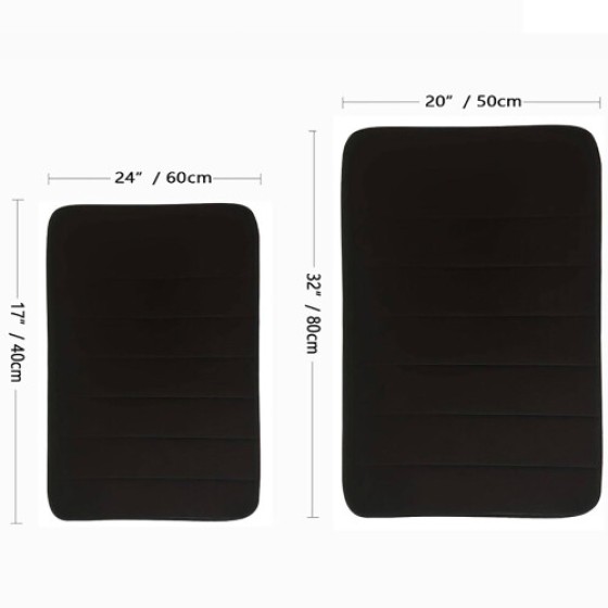 Non-Slip Bath Mat, Absorbent Memory Foam Bath Mat