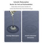 Washable kitchen rug, absorbent kitchen mat