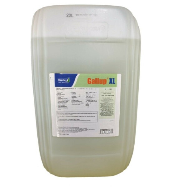 20L GALLUP XL PROFESSIONAL STRENGTH GLYPHOSATE 360g/L TOTAL WEED KILLER