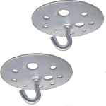 Metal Ceiling Hook with 90 mm Ro Base, for Chandelier, Durable, 2 Pieces