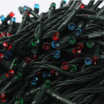 (Blue) 500 LED Solar Powered Fairy String Light Garden Party Decor Xmas