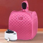 Portable Steam Sauna Home Full-Body Sauna Box, with 3L Steam Generator