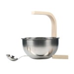 Home Sauna Bucket and Ladle Set, 2L Wooden Steam Bath Accessories, Durable Sauna Shower Tools