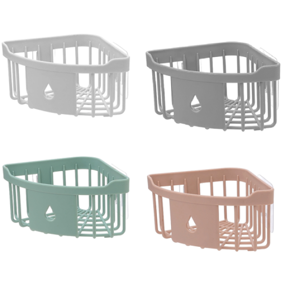 穴なしキッチンシェルフ、バスルーム、バスタブ、壁掛け、オーガナイザー、アクセサリー、シャワーコーナー用