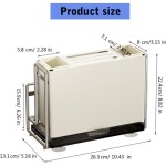 Modern Elegant Kitchen Supplies Storage Holder - Multilayer White Wall Mounted Rack for Utensils and Pot Lids