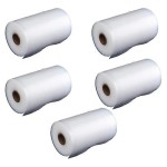 5-pack kitchen vacuum-sealed transparent food packaging bags