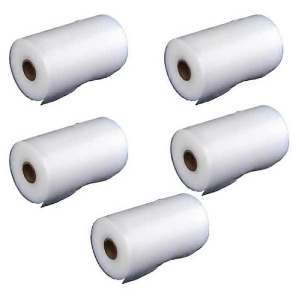 5-pack kitchen vacuum-sealed transparent food packaging bags