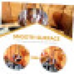 Stainless Steel Essential Oil Bowl with Rotating Arm, Wall Mounted Spa Accessory for Saunas, Infrared Rooms and Aromatherapy