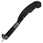 黒い折りたたみ鎌 ステンレス製刃と鞘 農業用草刈りに適しています