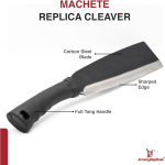 Wrong Turn Compact Outdoor Cane Machete 9' Razor Sharp Carbon Steel Blade, Polycarbonate Handle