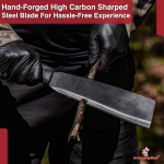 Wrong Turn Compact Outdoor Cane Machete 9' Razor Sharp Carbon Steel Blade, Polycarbonate Handle