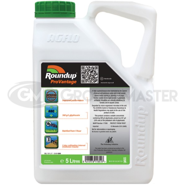 5L ROUNDUP PRO VANTAGE 480 STRONGEST WEED KILLER AVAILABLE