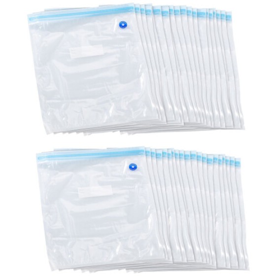 Vacuum freezer bags, 20-pack, 26cm x 28cm, heavy-duty vacuum sealing bags for food storage and preservation.