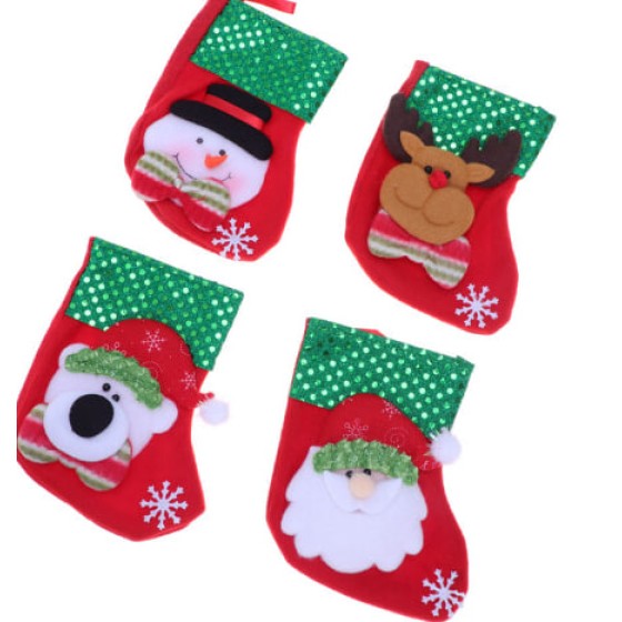 4 Pieces of Christmas Ornaments for Tree Decoration