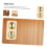 Sauna room thermometer and hygrometer, wall-mounted temperature gauge, suitable for home and sauna rooms, easy to read.