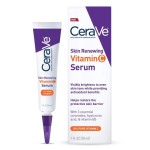 CeraVe Vitamin C Serum (with Hyaluronic Acid) | Brightening Serum (contains 10% Pure Vitamin C) | Fragrance-Free | 1 fl oz