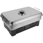 Browin 330001 Table Smoker with Thermometer Stainless Steel