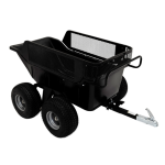 Tipper Trailer ATV Quad Heavy Duty Off Road Utility Cart