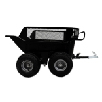 Tipper Trailer ATV Quad Heavy Duty Off Road Utility Cart