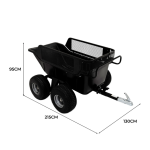 Tipper Trailer ATV Quad Heavy Duty Off Road Utility Cart