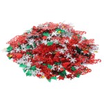 Alphabet and Snowflake Confetti Set for Party Decoration