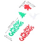 3 Packs Christmas Confetti in Snowflake Shape