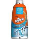 Mr Muscle Drain Cleaning Foam, a drain cleaning foam that unclogs pipes and eliminates odors, 500 ml (1 bottle).