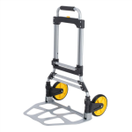 Foldable Aluminium Alloy Trolley 2 Wheel Transport Cart for Garden, Camping, Shopping - Lightweight & Portable Hand Trolley
